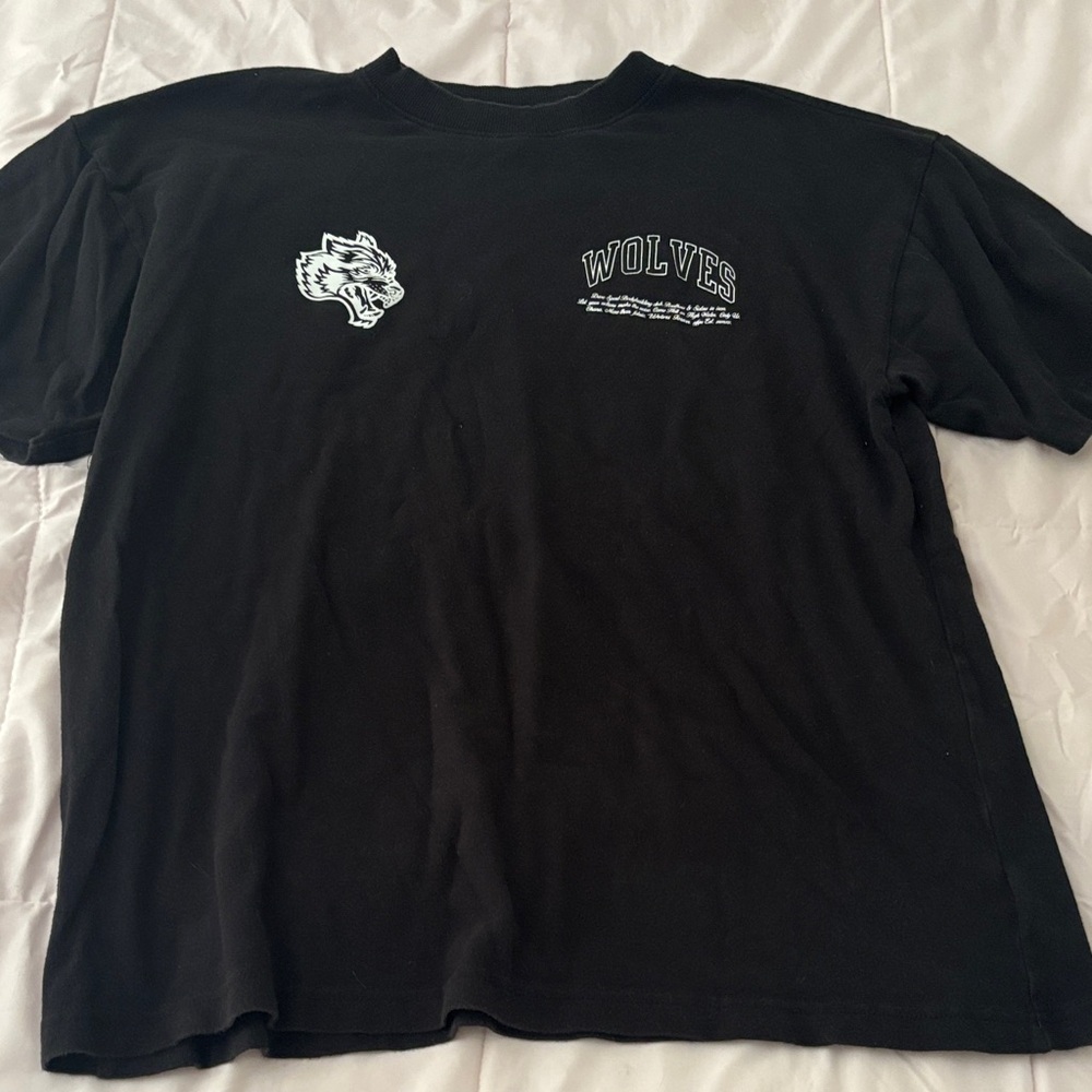 Darc Sport Wolves Graphic Black Men's T-Shirt
